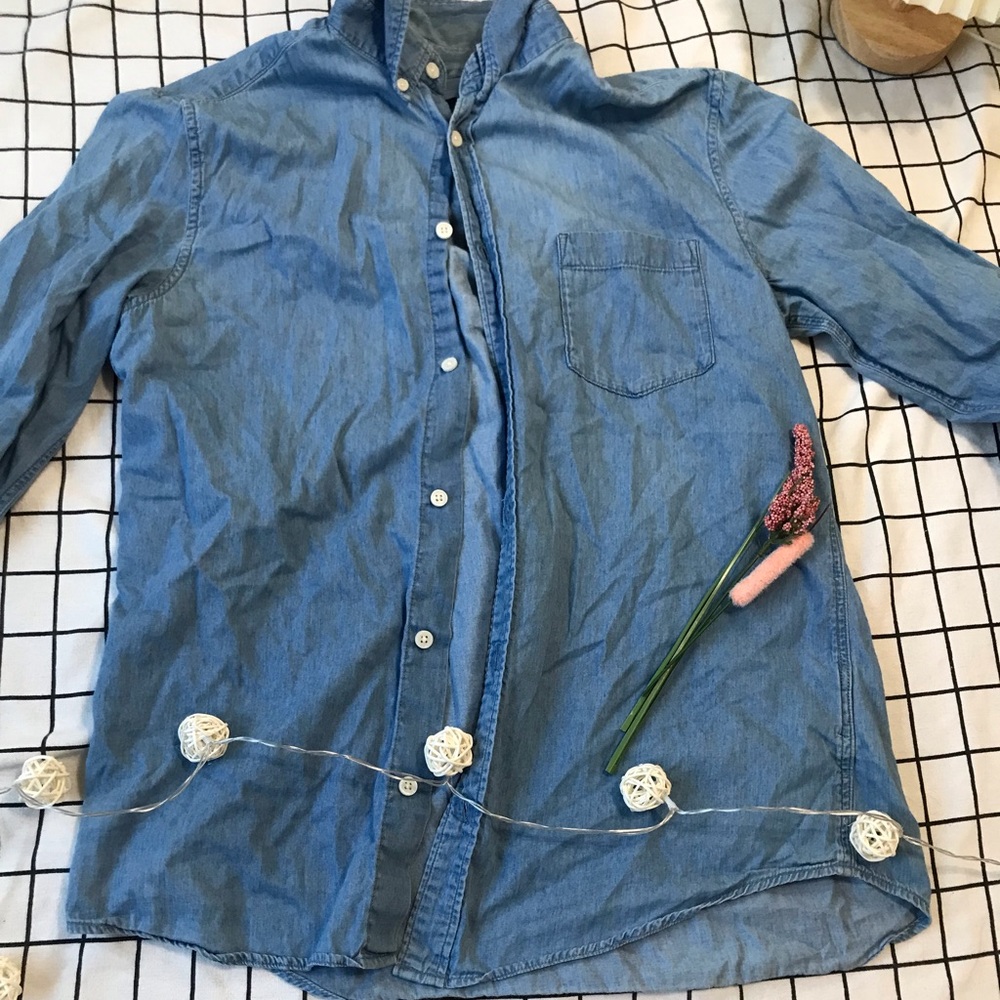 H&M Women Casual Blue Shirt